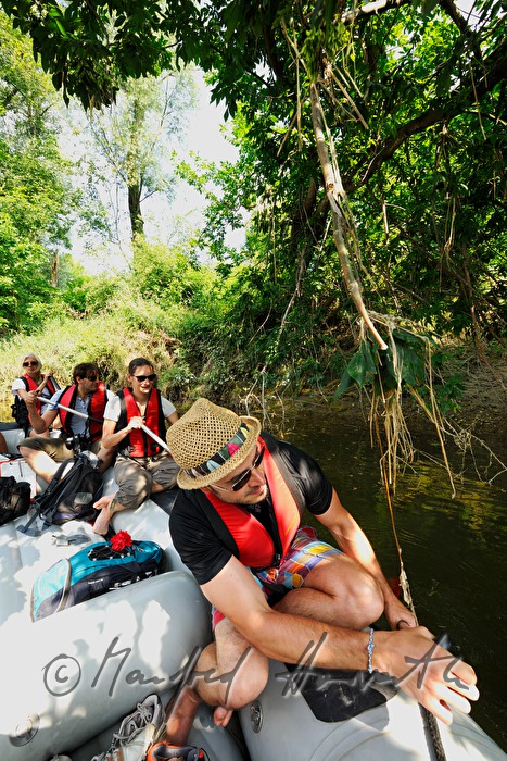 geführte Rafting-Tour mit Rangern des Nationalpark-Zentrums