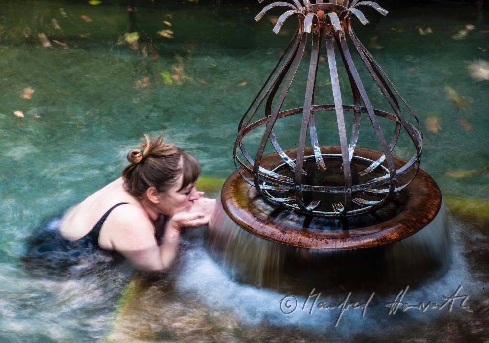 Quelle für Thermalwasser im Thermalbad
