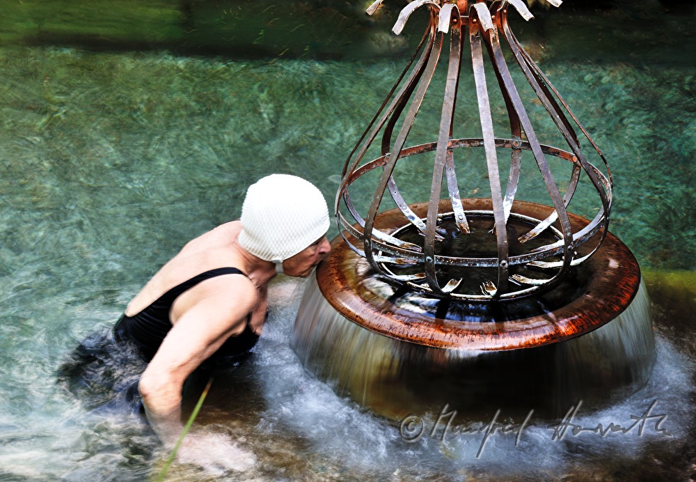 Quelle für Thermalwasser im Thermalbad