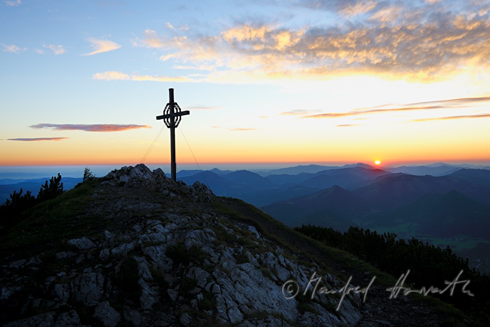 Gipfelkreuz der Gemeindealpe (1626 Meter)