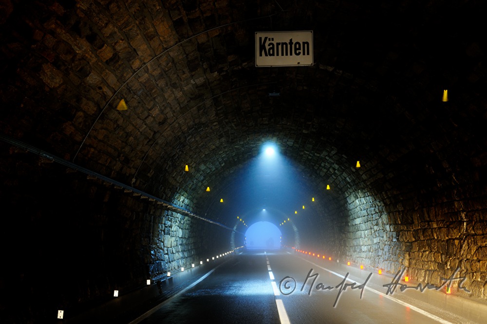 Hochtor-Tunnel bei der Grenze Salzburg-Kärnten