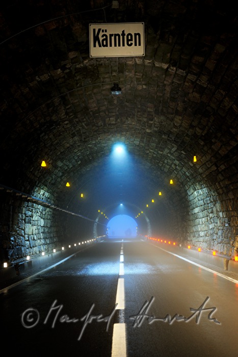 Hochtor-Tunnel bei der Grenze Salzburg-Kärnten