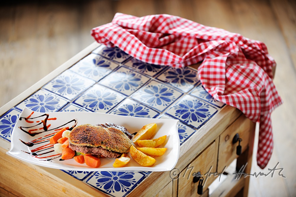 Kärntner Essen: Steak in Honig-Kruste