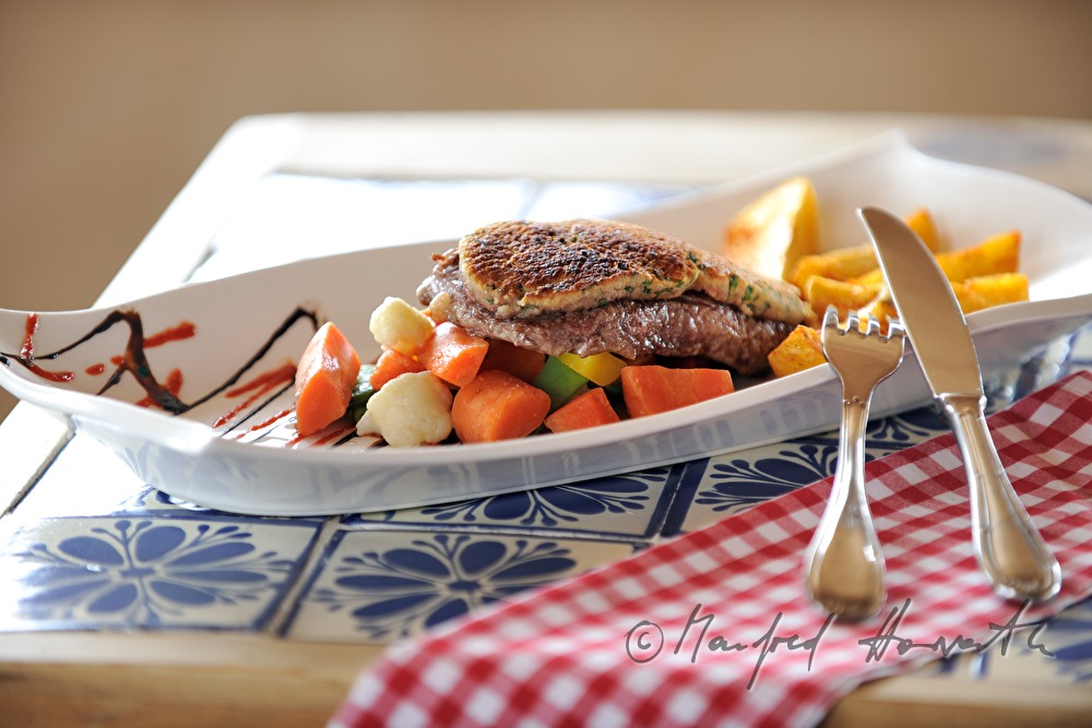 Kärntner Essen: Steak in Honig-Kruste