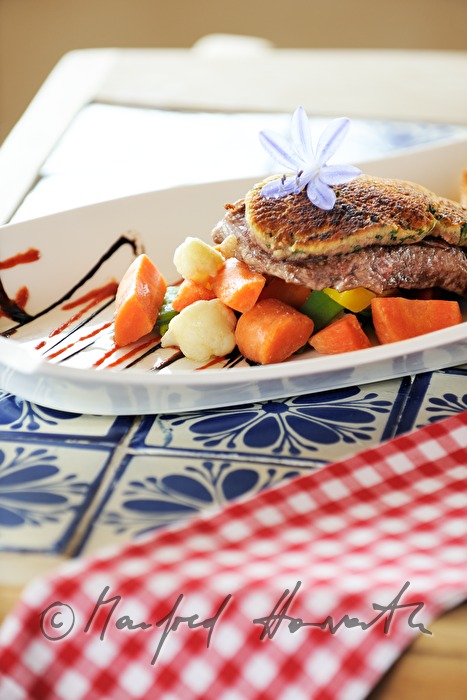Kärntner Essen: Steak in Honig-Kruste