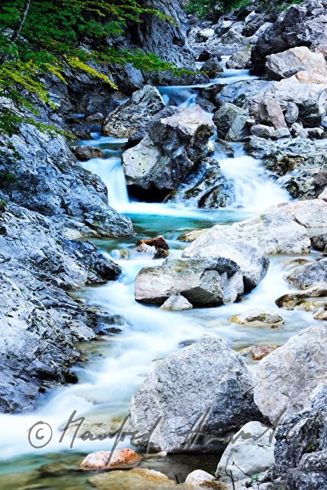 Flussbett der Erlauf in den Hinteren Tormäuern