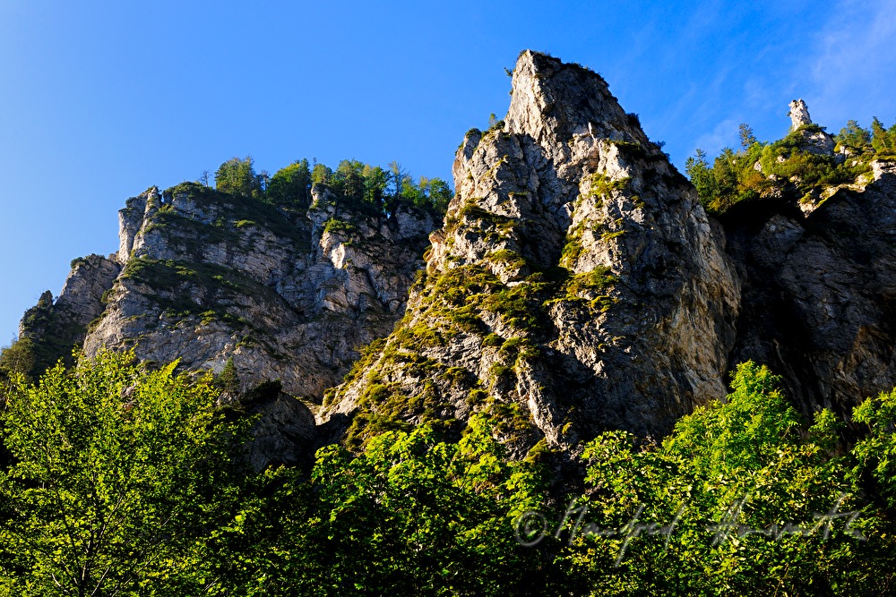 Felsen beim Stierwaschboden in den Hinteren Tormäuern