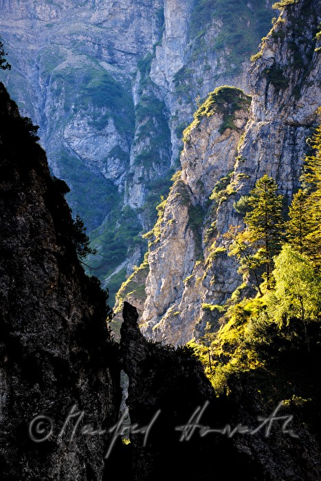 Felsen beim Stierwaschboden in den Hinteren Tormäuern