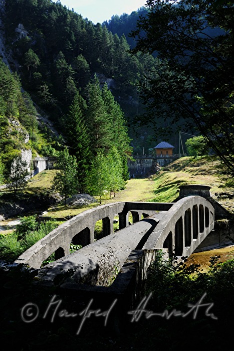 historisches Flusskraftwerk der Mariazellerbahn