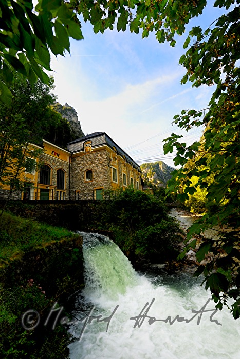 historisches Flusskraftwerk der Mariazellerbahn