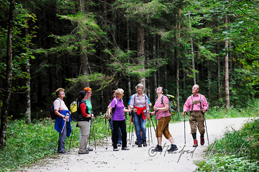 Wanderer beim Hagengut