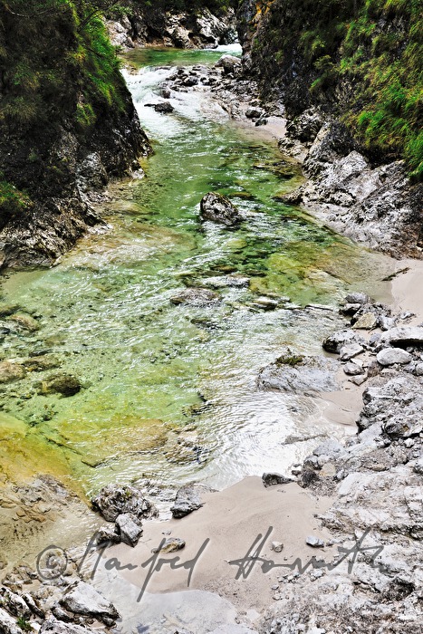 Flussbett der Erlauf in den Hinteren Tormäuern