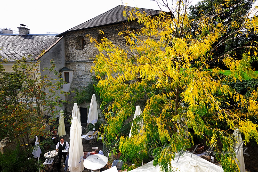 Gastgarten des Restaurant Ruckendorfer beim Pulverturm