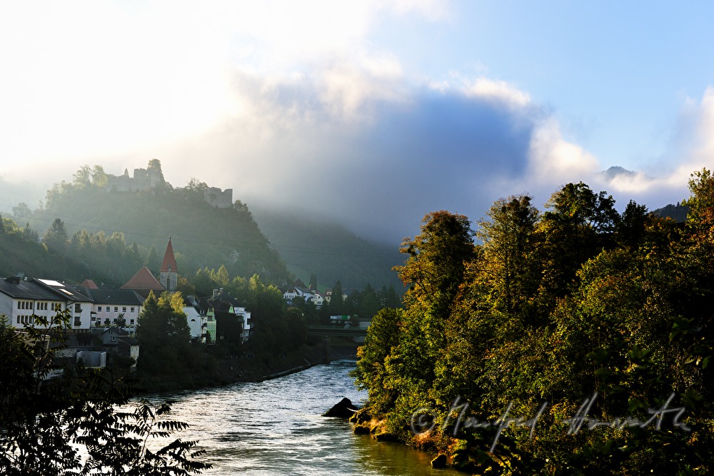 Morgennebel über der Enns