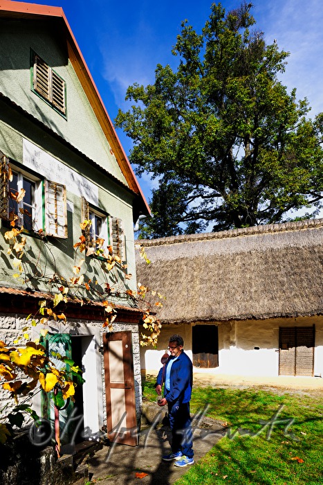 Winzer bei Verkostung von Uhudler-Wein im Kellerviertel