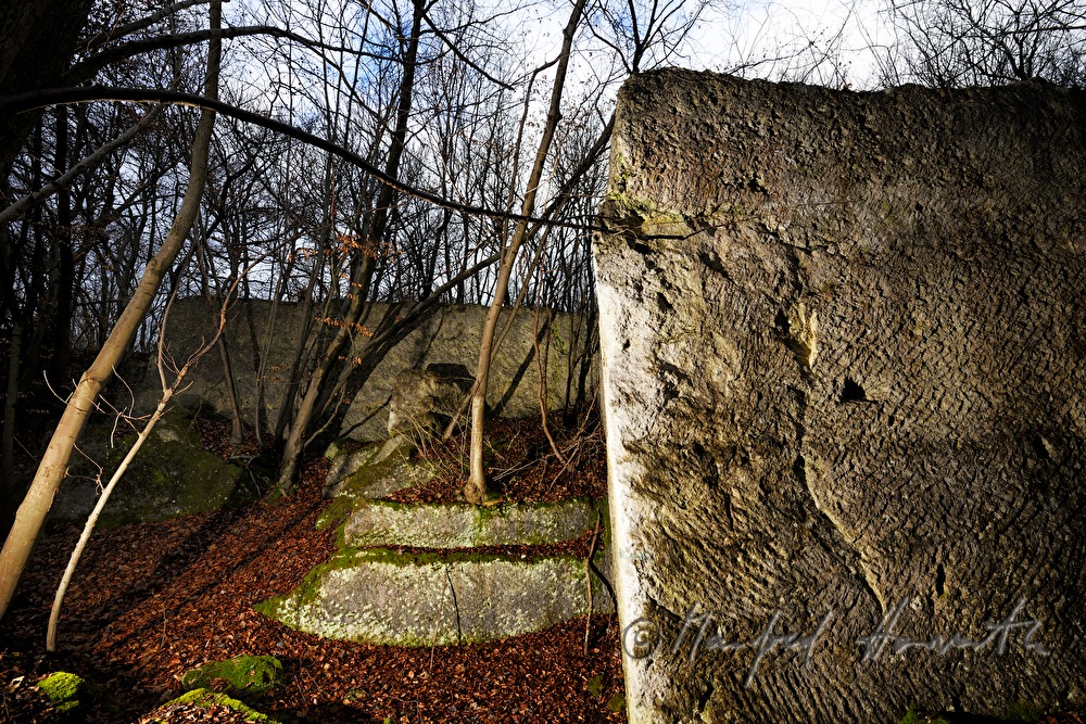 historischer Kalksteinbruch 