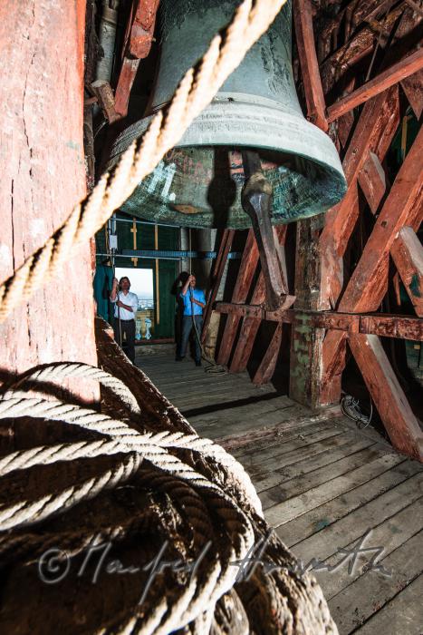 Läuten der Glocke zum Begräbnis von Fürstin Melinda