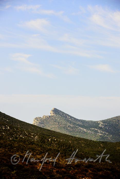Klippe an der Küste von Capo Caccia