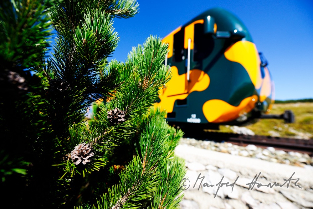 Zahnradbahn auf dem Hochschneeberg