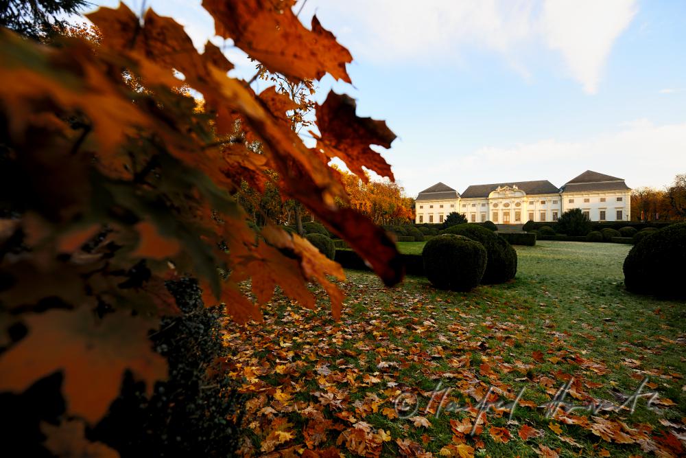 barocker Landschaftsgarten und Süd-Fassade
