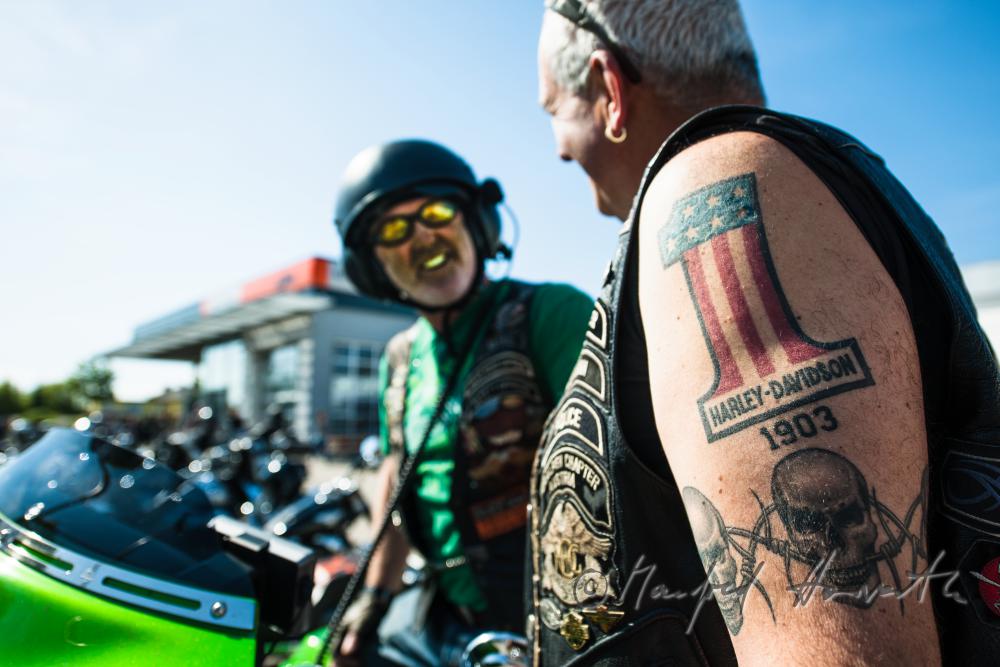 Harley Davidson-Motorradtreffen