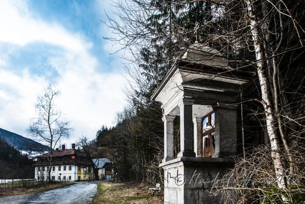 verlassener Gutshof (Ödhof) und Materl