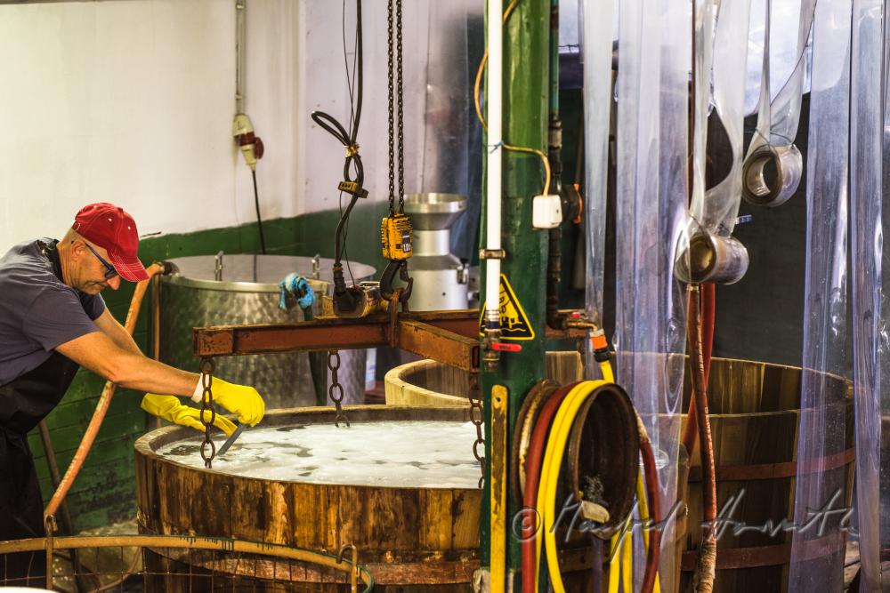 Messen der Temperatur beim Pasteurisieren von Essiggurken