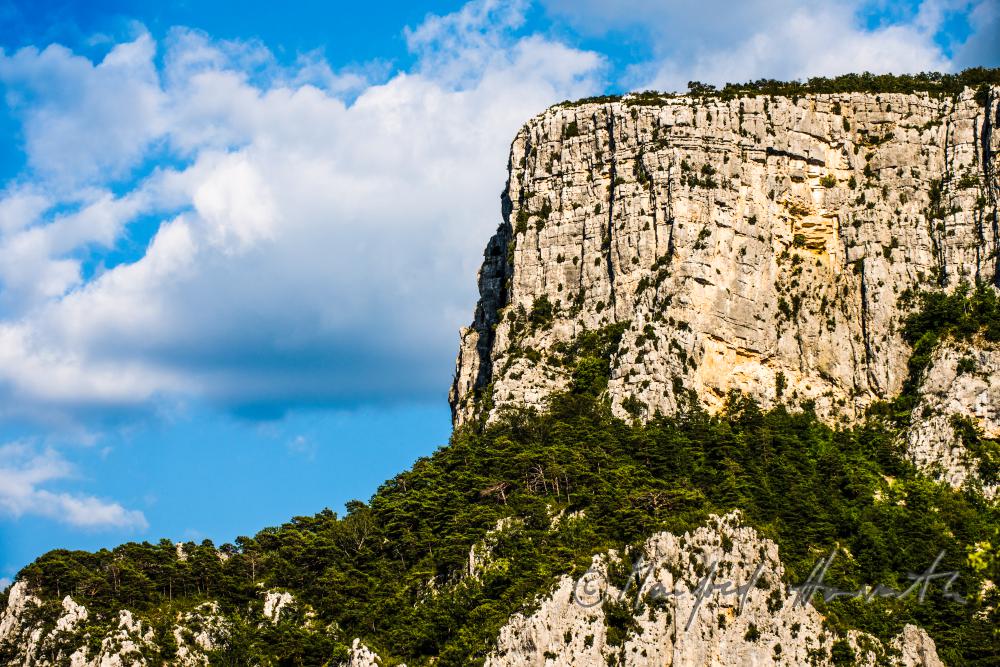 Felsformation in der Verdonschlucht